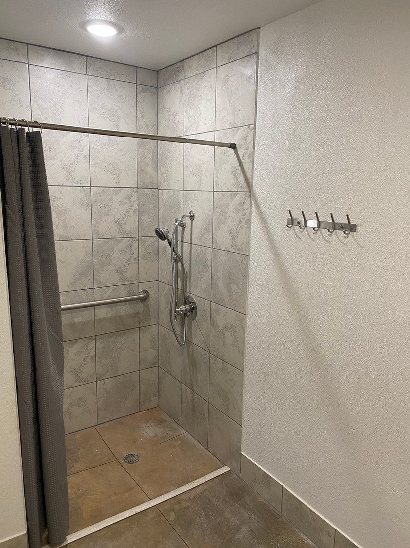 Private shower restrooms